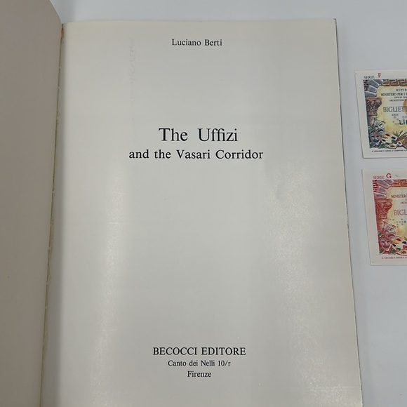 Uffizi Italian Museum Booklet with Two Banknotes - Picture 5 of 11